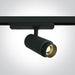 3 Circuit Adjustable Beam Angle Tracklight Black Circular Warm White LED built in 1350lm 15W One Light SKU:65650AT/B/W - Toplightco