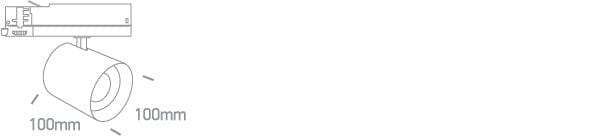 Black 3 Circuit Tracklight 20W/25W/30W/35W Adjustable power LED track spotlight, ideal for shops and showrooms.

 

 One Light SKU:65660BT/B/W