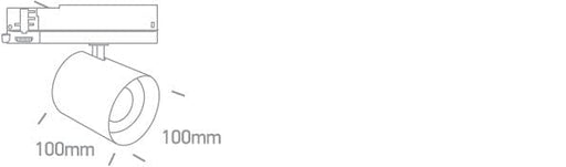 White 3 Circuit Tracklight 35W Adjustable power LED track spotlight, ideal for shops and showrooms.

 

 One Light SKU:65660BTT/W/C