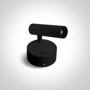 Wall Light Black Circular Warm white LED built in 160lm 3W Aluminium One Light SKU:65738/B/W - Toplightco