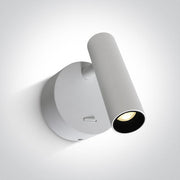 Wall & Ceiling Light White Circular Warm white LED built in 160lm 3W Aluminium One Light SKU:65738/W/W - Toplightco