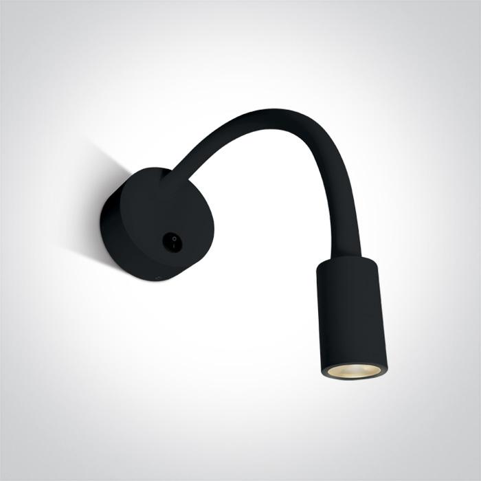 Wall & Ceiling Light Black Circular Warm white LED built in 160lm 3W Aluminium One Light SKU:65738A/B/W - Toplightco