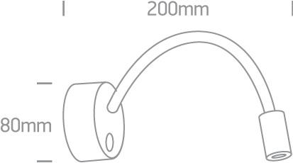 Wall & Ceiling Light White Circular Warm white LED built in 160lm 3W Aluminium One Light SKU:65738A/W/W - Toplightco