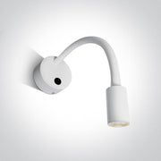 Wall & Ceiling Light White Circular Warm white LED built in 160lm 3W Aluminium One Light SKU:65738A/W/W - Toplightco