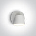 Wall Light White Circular Warm White LED built in 500lm 6W Aluminium One Light SKU:65740/W/W - Toplightco