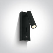 Wall & Ceiling Light Black Rectangular Warm white LED built in 150lm 3W Aluminium One Light SKU:65746A/B/W - Toplightco