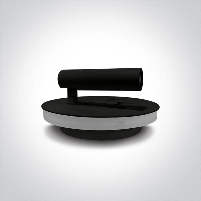 Black Led 3w + 5w Back Light Warm White Ip20 230v - Toplightco