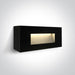 Wall & Ceiling Light Black Rectangular Warm White LED Outdoor LED built in 350lm 5W Glass One Light SKU:67076A/B/W - Toplightco