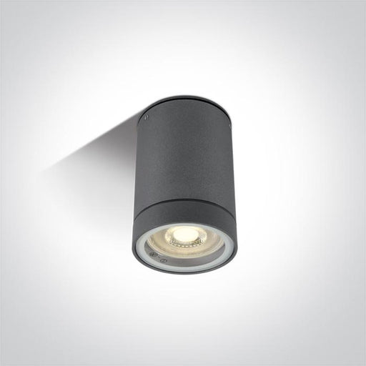 Wall & Ceiling Light Anthracite Circular Outdoor Replaceable lamp 35W Die Cast One Light SKU:67130C/AN - Toplightco