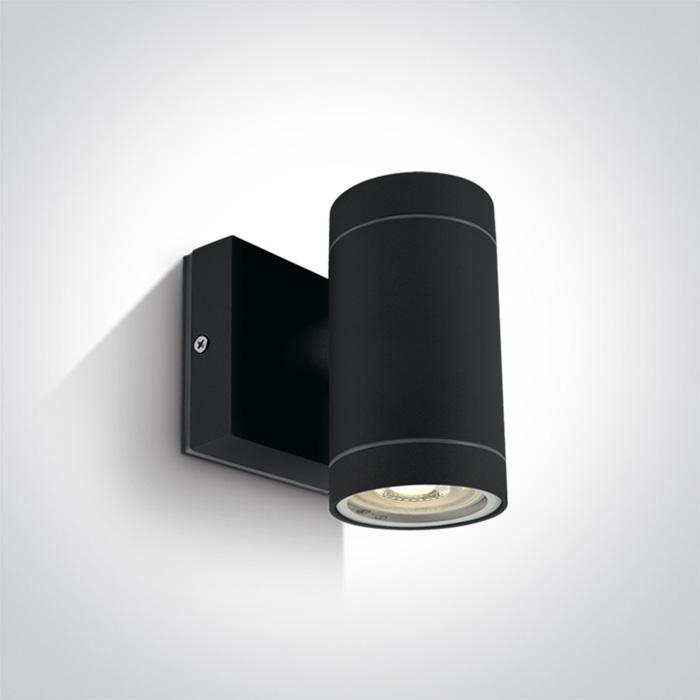 Wall & Ceiling Light Black Circular Outdoor Replaceable lamp 35W Die Cast One Light SKU:67130E/B - Toplightco