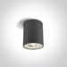 Wall & Ceiling Light Anthracite Circular Outdoor Replaceable lamp 75W Die Cast One Light SKU:67132C/AN - Toplightco