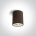 Wall & Ceiling Light Rust Brown Circular Outdoor Replaceable lamp 75W Die Cast One Light SKU:67132C/BR - Toplightco