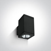Wall & Ceiling Light Black Rectangular Warm white LED Outdoor LED built in 2x440lm 2x6W Die Cast One Light SKU:67138A/B/W - Toplightco