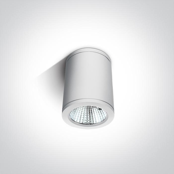 Wall & Ceiling Light White Circular Warm white LED Outdoor LED built in 440lm 6W Die Cast One Light SKU:67138C/W/W - Toplightco