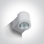 Wall & Ceiling Light White Circular Warm white LED Outdoor LED built in 440lm 6W Die Cast One Light SKU:67138E/W/W - Toplightco