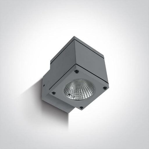 Wall & Ceiling Light Grey Rectangular Warm white LED Outdoor LED built in 440lm 6W Die Cast One Light SKU:67138F/G/W - Toplightco