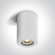White GU10 tubular ceiling light, IP65.

 

 One Light SKU:67142A/W