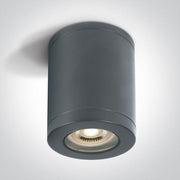 Anthracite GU10 tubular ceiling light, IP65.

 

 One Light SKU:67142B/AN