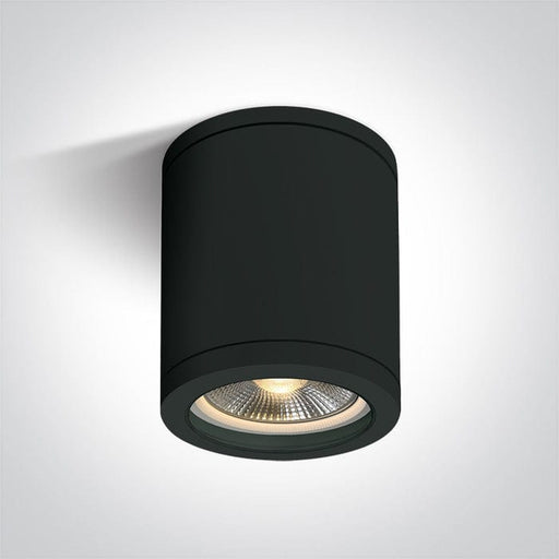 Black E27 PAR30 tubular ceiling light, IP65.

 

 One Light SKU:67142C/B