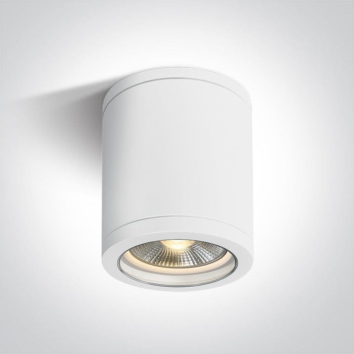 White E27 PAR30 tubular ceiling light, IP65.

 

 One Light SKU:67142C/W