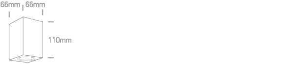 Anthracite GU10 ceiling cube, IP65.

 

 One Light SKU:67142D/AN