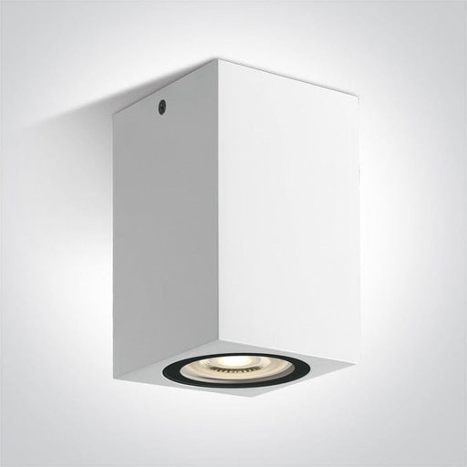 White GU10 ceiling cube, IP65.

 

 One Light SKU:67142D/W