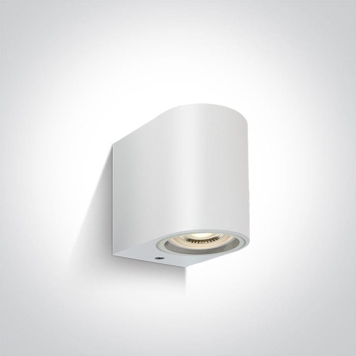 White GU10 tubular ceiling light, IP65.

 

 One Light SKU:67142F/W