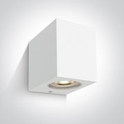 White GU10 tubular ceiling light, IP65.

 

 One Light SKU:67142H/W