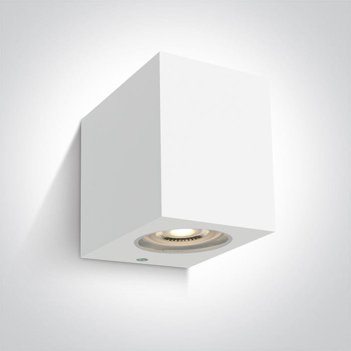 White GU10 tubular ceiling light, IP65.

 

 One Light SKU:67142H/W