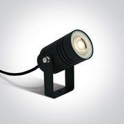Garden Spike Light Black Circular Outdoor Replaceable lamp 35W Aluminium One Light SKU:67198G/B - Toplightco