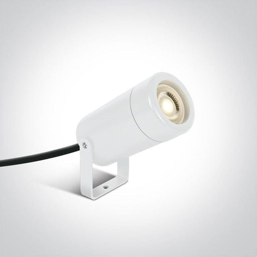 White Garden spotlight, MR16, GU10, IP65, supplied with spike, for garden illumination.



 

 One Light SKU:67200G/W