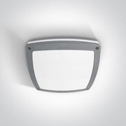 Wall & Ceiling Light Grey Rectangular Outdoor Replaceable lamp 2X20W Die Cast One Light SKU:67216/G - Toplightco