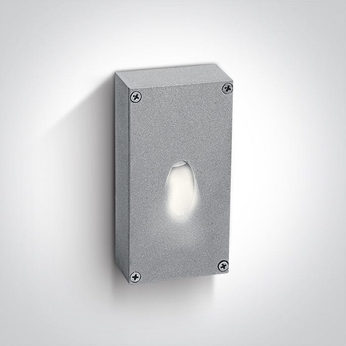 Grey Led Dayl 3w Ip54 Wall And Ceiling Light SKU: 67242/G/D - Toplightco