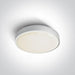 Ceiling Light White Circular Outdoor Replaceable lamp 2x12W ABS One Light SKU:67280EA/W - Toplightco