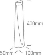 Path Light Anthracite Rectangular Warm White LED Outdoor LED built in 262lm 7W Die Cast One Light SKU:67358/AN/W - Toplightco