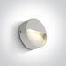 Wall & Ceiling Light White Circular Warm White LED Outdoor LED built in 200lm 3W Die Cast One Light SKU:67359/W/W - Toplightco
