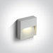Wall & Ceiling Light White Rectangular Warm White LED Outdoor LED built in 200lm 3W Die Cast One Light SKU:67359A/W/W - Toplightco
