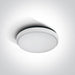 Ceiling Light White Circular Warm White LED Outdoor LED built in 1600lm 25W Die Cast One Light SKU:67362/W/W - Toplightco