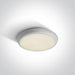 Ceiling Light White Circular Cool White LED Outdoor LED built in 960lm 12W PC One Light SKU:67366/W/C - Toplightco