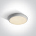 Ceiling Light White Circular Warm White LED Outdoor LED built in 900lm 12W PC One Light SKU:67366/W/W - Toplightco