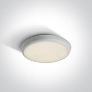 Emergency Light White Circular Cool White LED Outdoor LED built in 960lm 12W PC One Light SKU:67366E/W/C - Toplightco