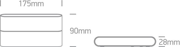 Wall & Ceiling Light White Rectangular Warm White LED Outdoor LED built in 2x420lm 2x6W Die Cast One Light SKU:67376A/W/W - Toplightco