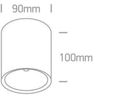 Wall & Ceiling Light White Circular Warm White LED Outdoor LED built in 700lm 10W Aluminium One Light SKU:67380/W/W - Toplightco