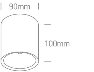 Wall & Ceiling Light White Circular Warm White LED Outdoor LED built in 700lm 10W Aluminium One Light SKU:67380/W/W - Toplightco