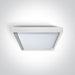 Ceiling Light White Rectangular Warm White LED Outdoor LED built in 2500lm 30W Die Cast One Light SKU:67384A/W/W - Toplightco