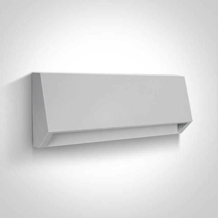 Wall & Ceiling Light White Rectangular Warm White LED Outdoor LED built in 220lm 4W ABS One Light SKU:67386C/W/W - Toplightco