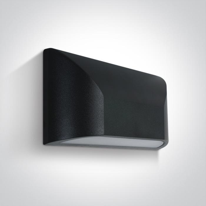 Wall & Ceiling Light Anthracite Rectangular Warm White LED Outdoor LED built in 300lm 6W ABS One Light SKU:67396/AN/W - Toplightco