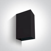 Wall & Ceiling Light Black Rectangular Warm White LED Outdoor LED built in 2x200lm 2x3W Die Cast One Light SKU:67398A/B/W - Toplightco