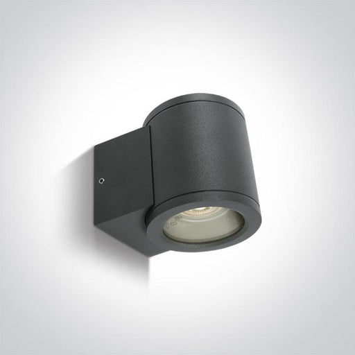 Wall & Ceiling Light Anthracite Circular Outdoor Replaceable lamp 35W Die Cast One Light SKU:67400A/AN - Toplightco