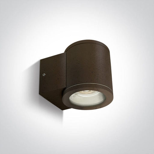 Rust Brown Wall Gu10 35w Ip54 - Toplightco